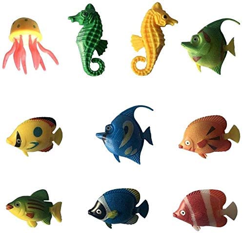 Brewish Artificial Lifelike Plastic Fish for Aquarium Tank Decorations  Ornaments | Random Pattern Moving Floating Fishes Toy for Swimming in  Bubble