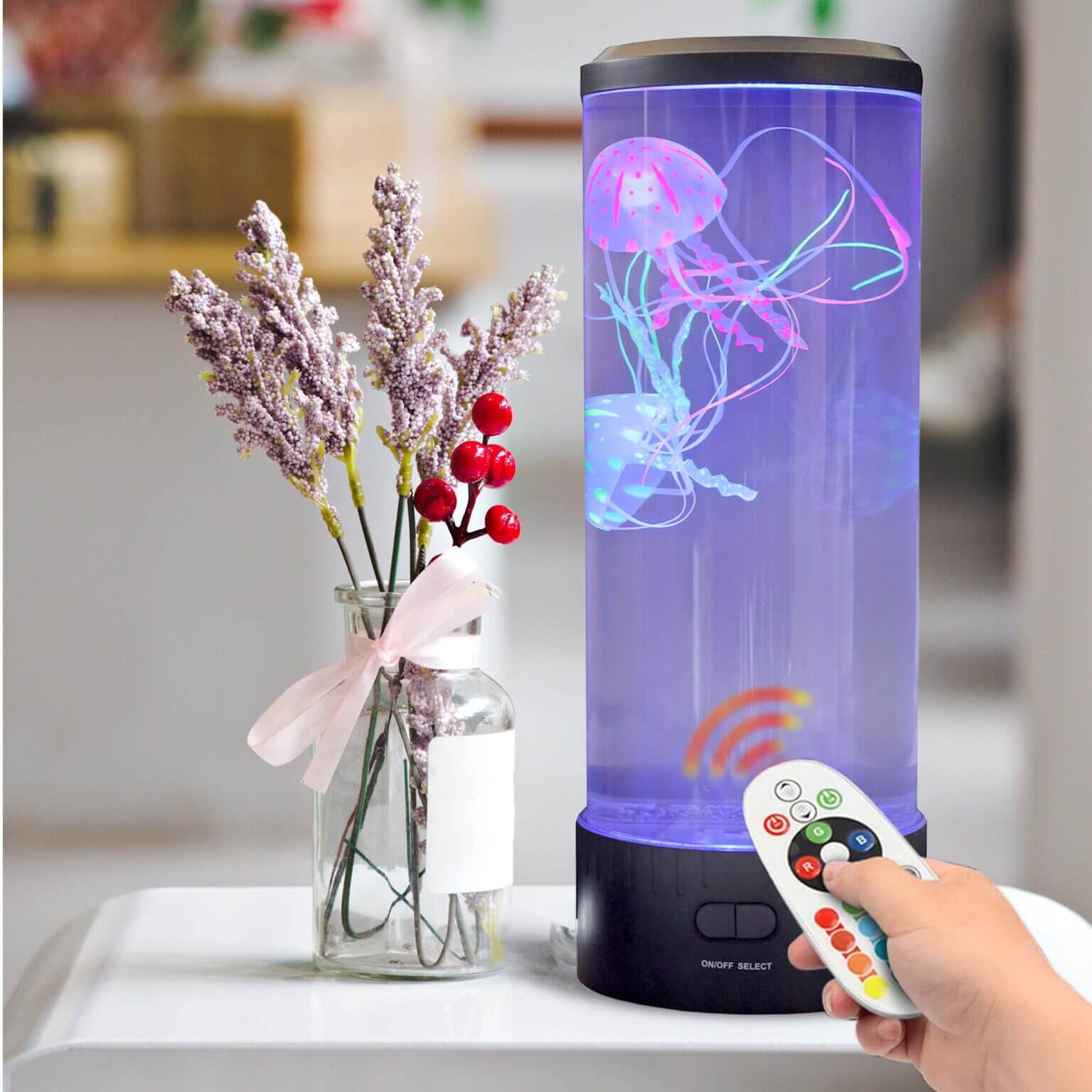 Jellyfish Lamp | Home Decor Desk Lamp | Gift for Kids | Brewish