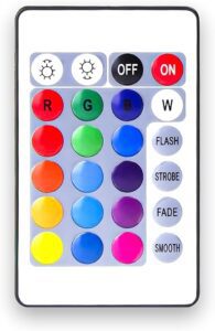 Brewish Universal Remote Control for LED Bubble Fish Lamp | Replacement Remote for Brewish 4FT Sensory LED Water Bubble Tube Lamp, Mood Light, Floor Lamps, Easy Pairing, Multi-Color Light Settings