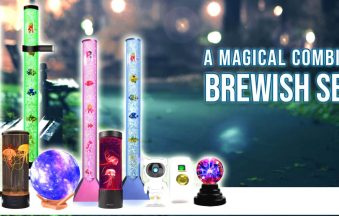 Types of sensory lamps in brewish store